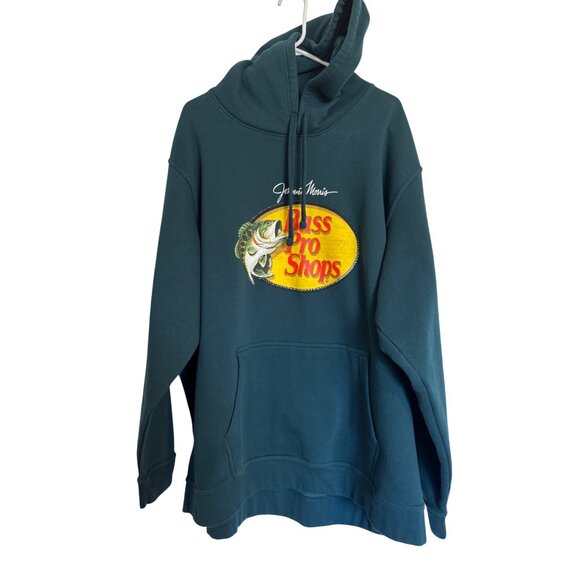 Bass Pro Shop LOGO  Size 3XL Men’s Pullover Hoodie Long Sleeve NWOTPond Green - Picture 8 of 9